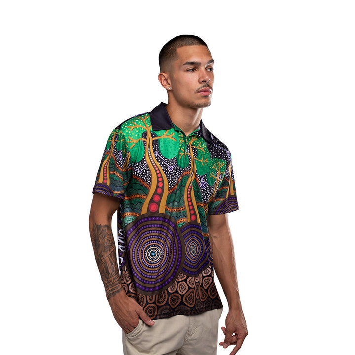 Past, Present and Future (NAIDOC 2023) - Men's Polo Shirt - Polo