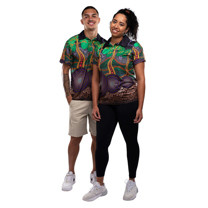 Past, Present and Future (NAIDOC 2023) - Men's Polo Shirt - Polo