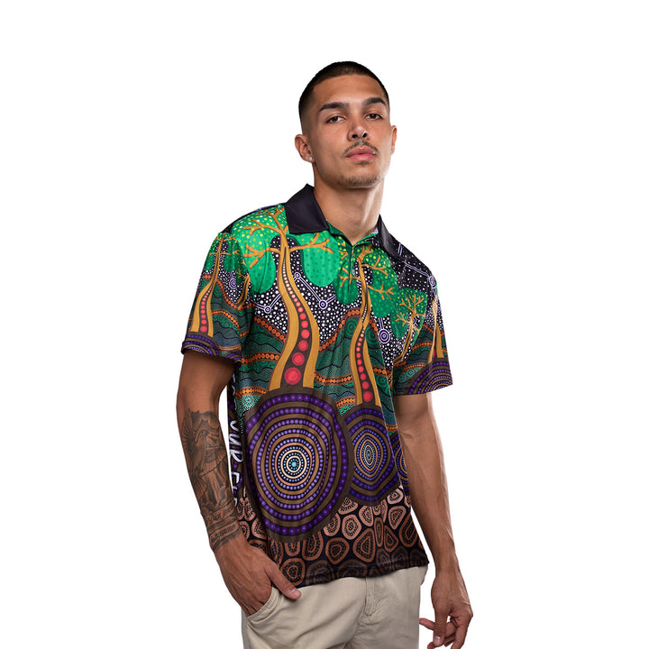 Past, Present and Future (NAIDOC 2023) - Men's Polo Shirt - Polo