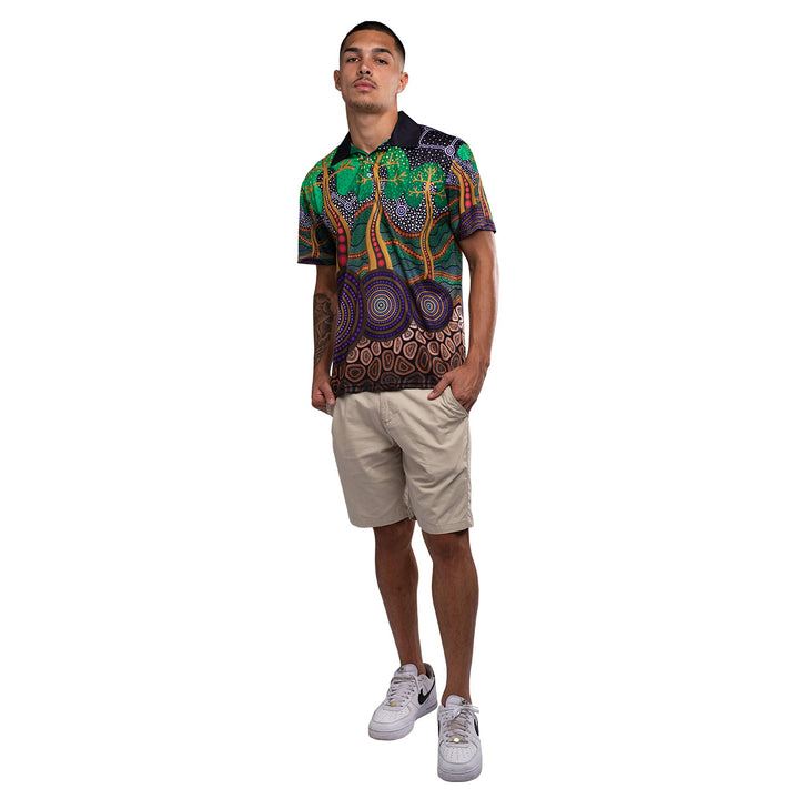 Past, Present and Future (NAIDOC 2023) - Men's Polo Shirt - Polo