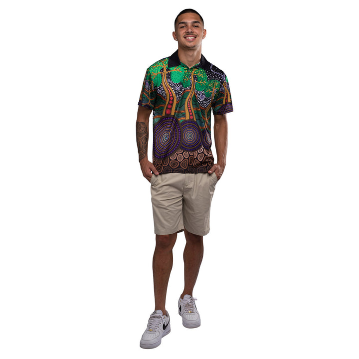 Past, Present and Future (NAIDOC 2023) - Men's Polo Shirt - Polo