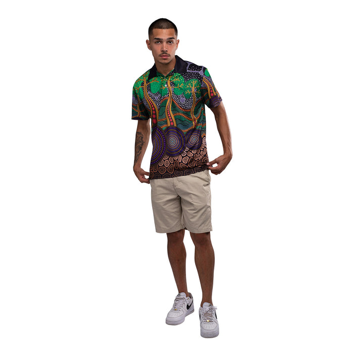 Past, Present and Future (NAIDOC 2023) - Men's Polo Shirt - Polo