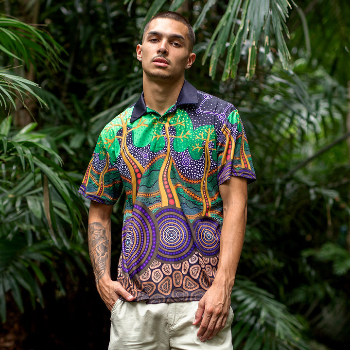 Past, Present and Future (NAIDOC 2023) - Men's Polo Shirt - Polo