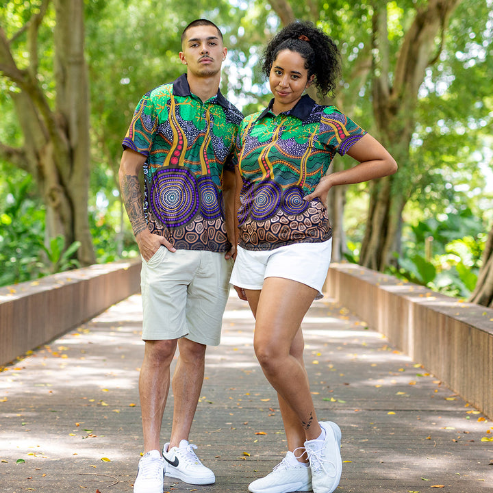 Past, Present and Future (NAIDOC 2023) - Men's Polo Shirt - Polo