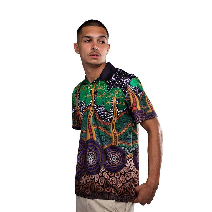 Past, Present and Future (NAIDOC 2023) - Men's Polo Shirt - Polo