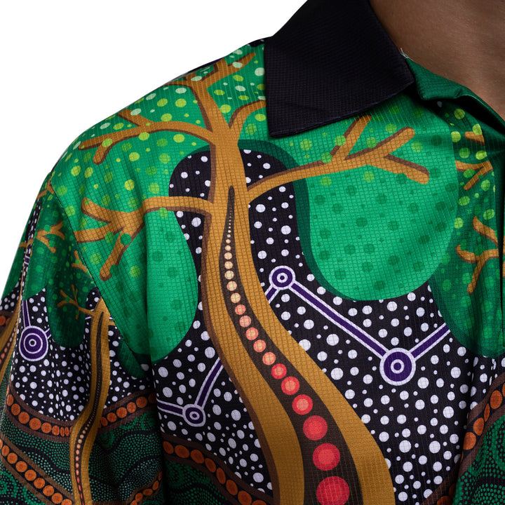 Past, Present and Future (NAIDOC 2023) - Men's Polo Shirt - Polo
