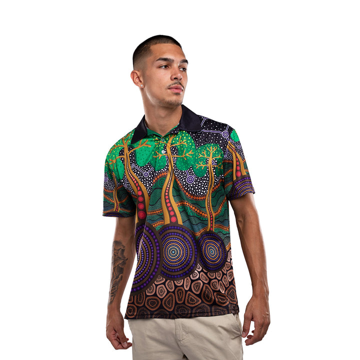Past, Present and Future (NAIDOC 2023) - Men's Polo Shirt - Polo