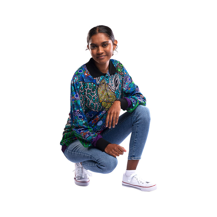 Gadu Bilima (Sea Turtle) - Unisex Fishing Polo - Fishing Polo