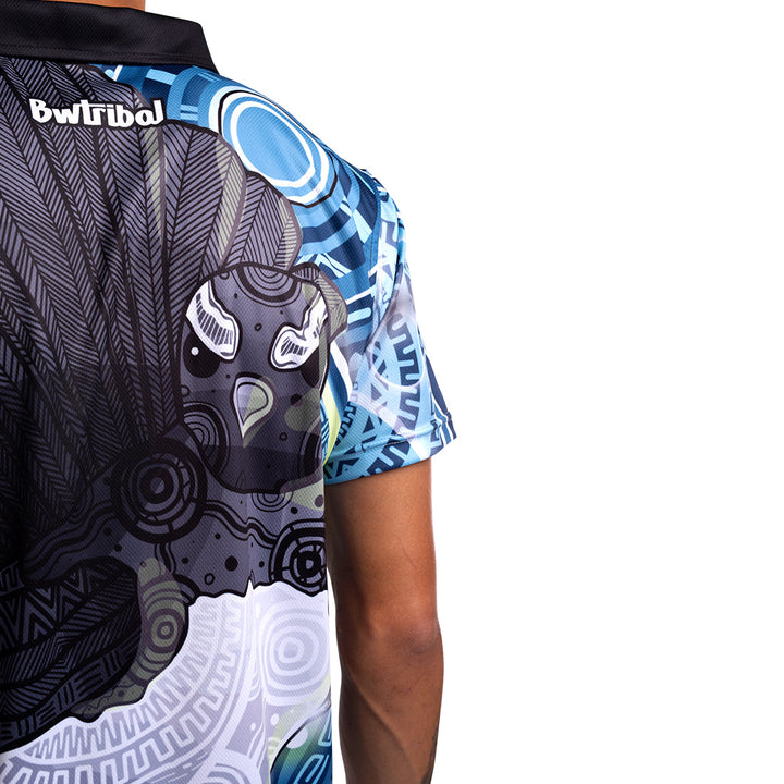 Wagtail Artwork - Men's Polo Shirt - Polo