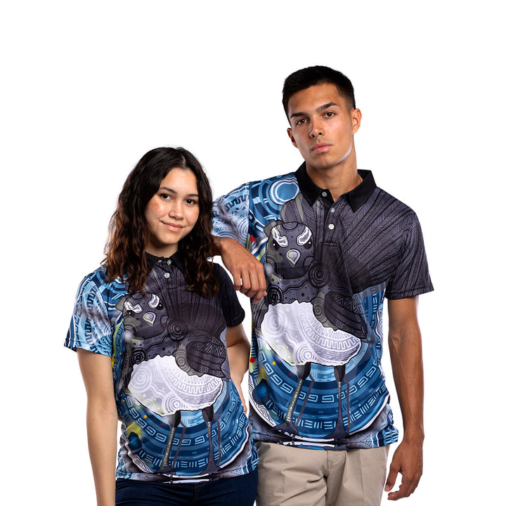 Wagtail Artwork - Men's Polo Shirt - Polo