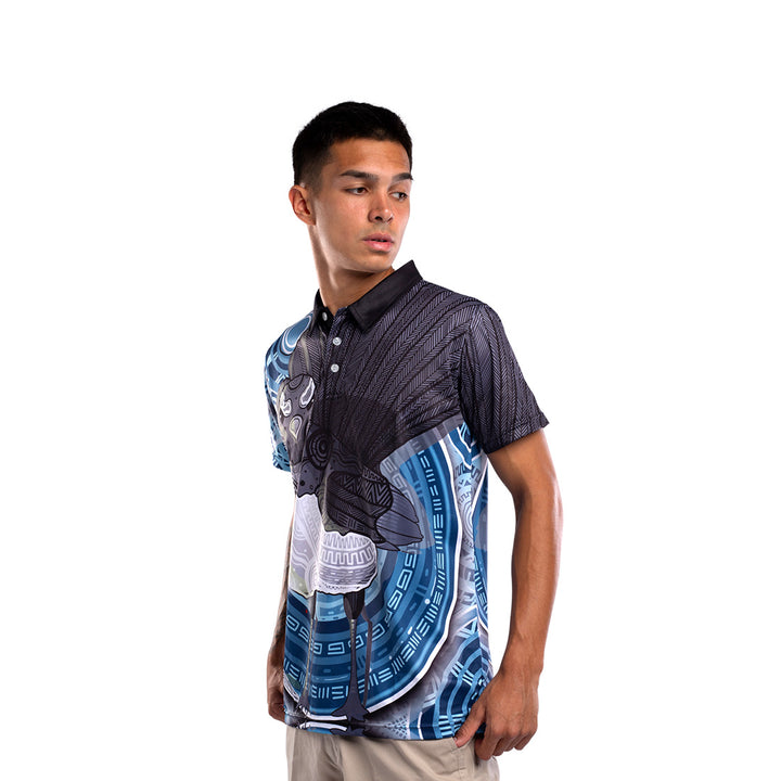 Wagtail Artwork - Men's Polo Shirt - Polo