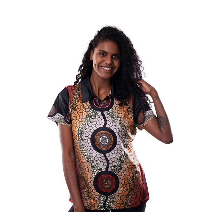 She Sings to Me from the Dreaming - Women's Polo - Polo