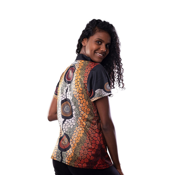 She Sings to Me from the Dreaming - Women's Polo - Polo