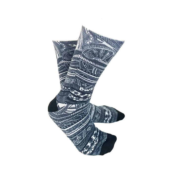 Spiritual Country (Mono) - Unisex Socks - Socks