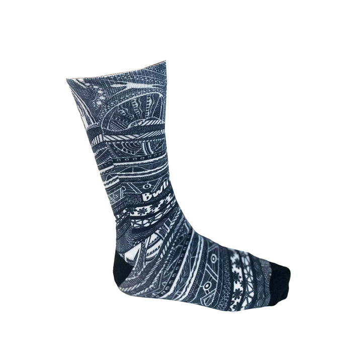 Spiritual Country (Mono) - Unisex Socks - Socks
