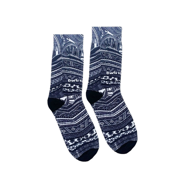 Spiritual Country (Mono) - Unisex Socks - Socks