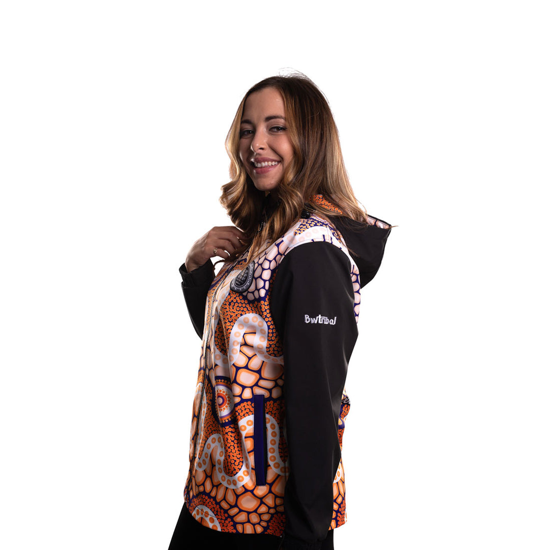 Yaraay Dhurra-li "Sunrise" (NAIDOC 2022) - Women's Softshell Jacket - Softshell Jacket