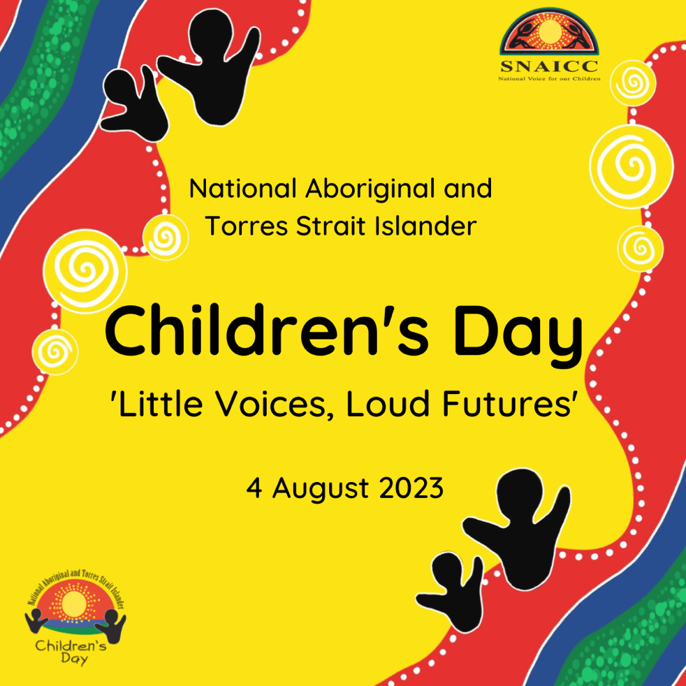 National Aboriginal and Torres Strait Islander Children’s Day 2023 - 'Little Voices, Loud Futures'