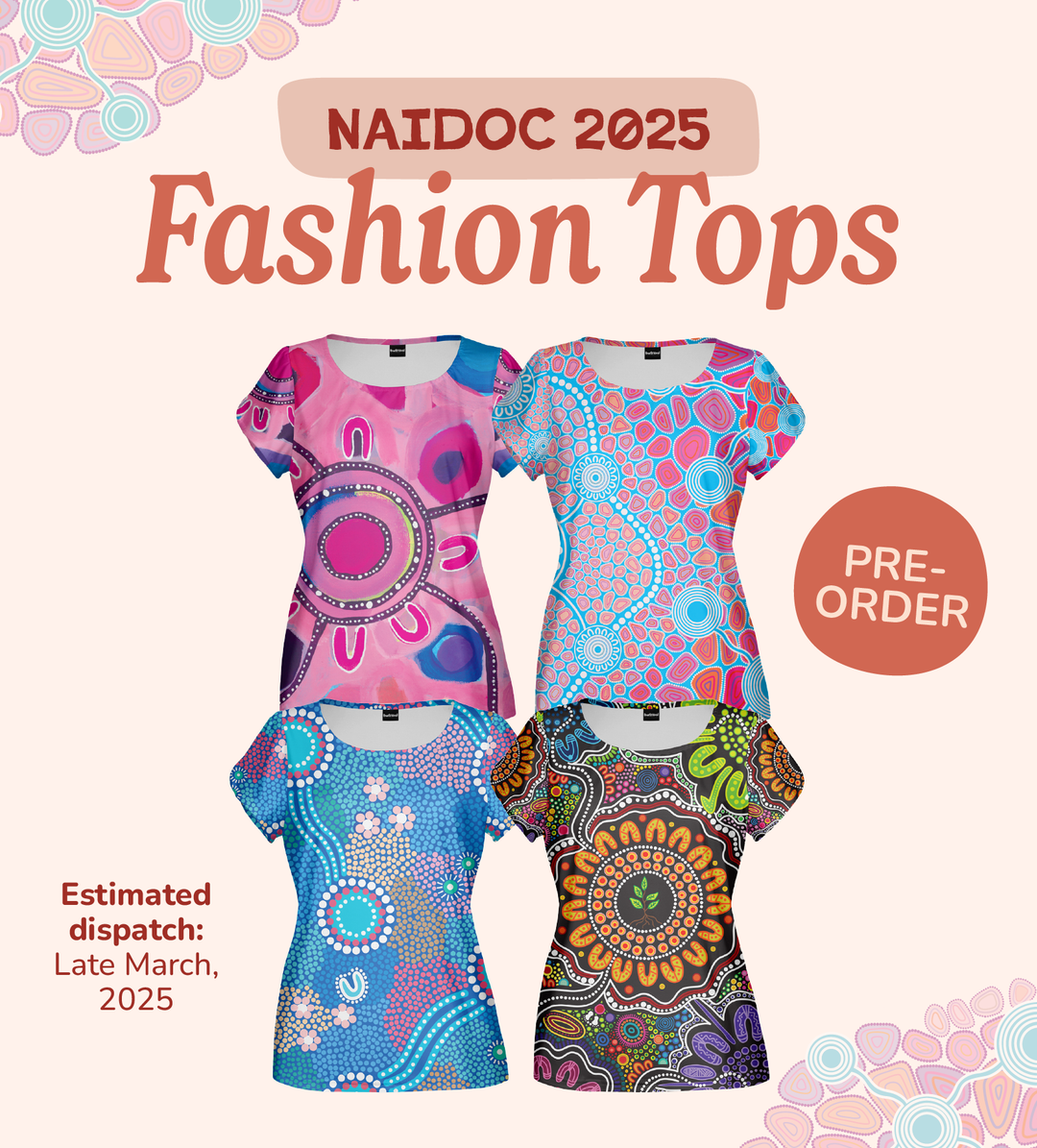 NAIDOC 2025 Women's Fashion Tops
