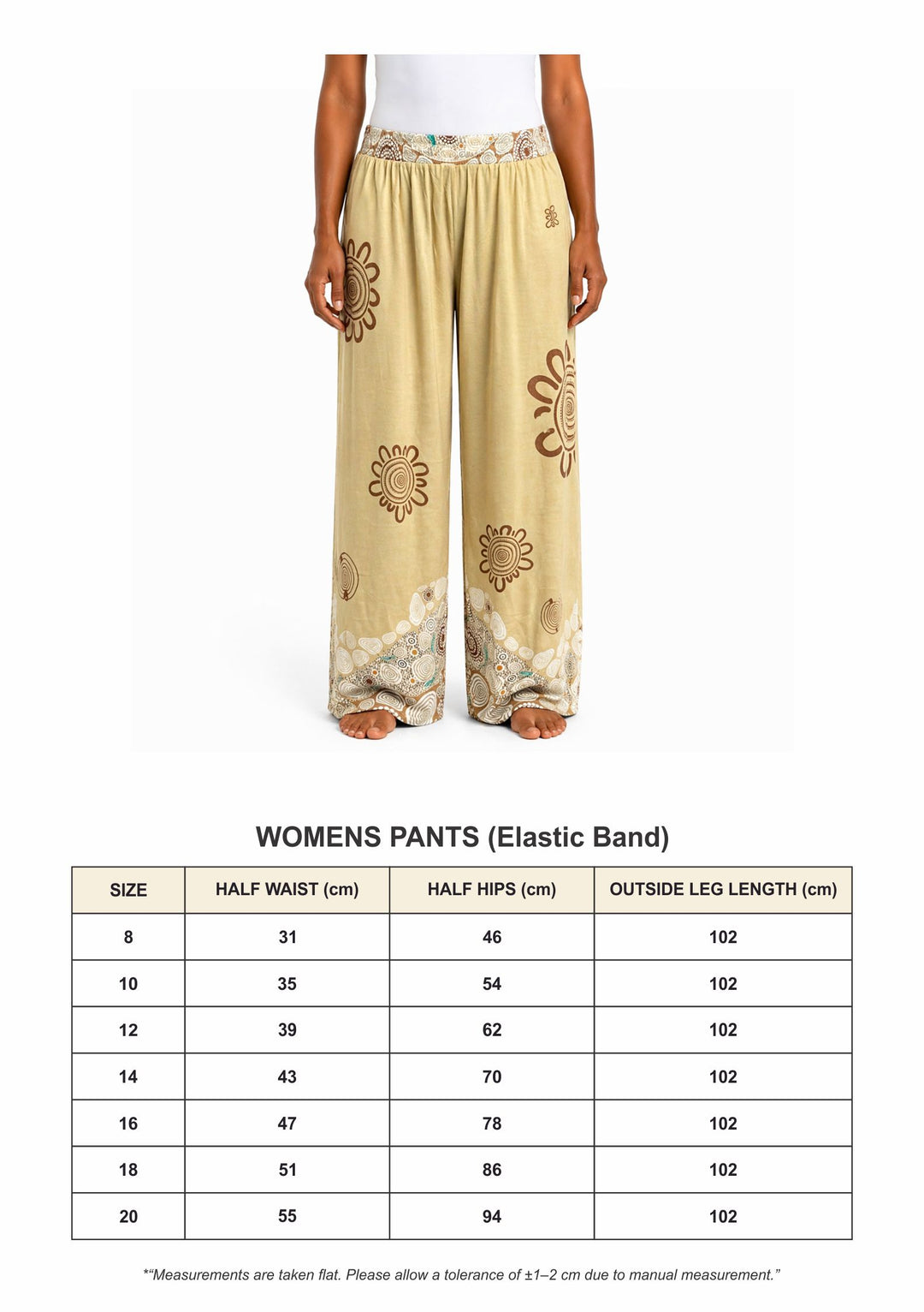 50 Years Deadly – NAIDOC 2026 Wide Leg Pants