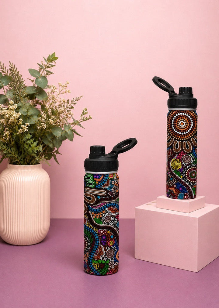 Connected to Country - Vacuum Insulated Water Bottle (18oz)