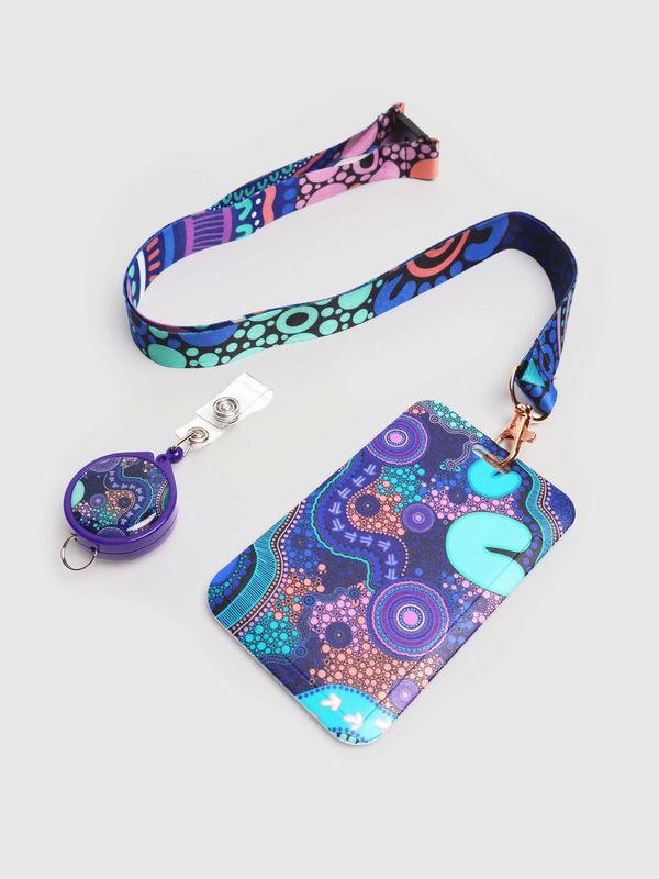 Pathways - ID Card Set with Lanyard and Retractable Holder