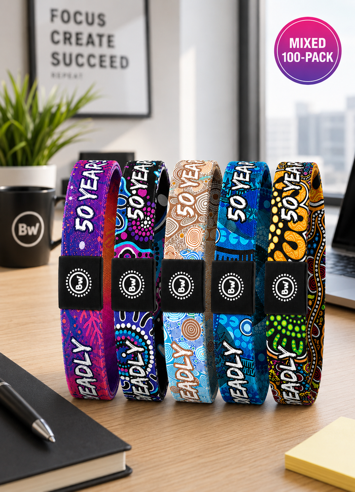 NAIDOC 2026 Wristband Pack (100pk)
