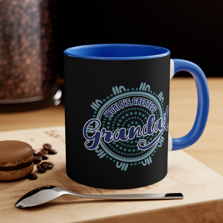 World's Greatest Grandad - Colourful Accent Mug