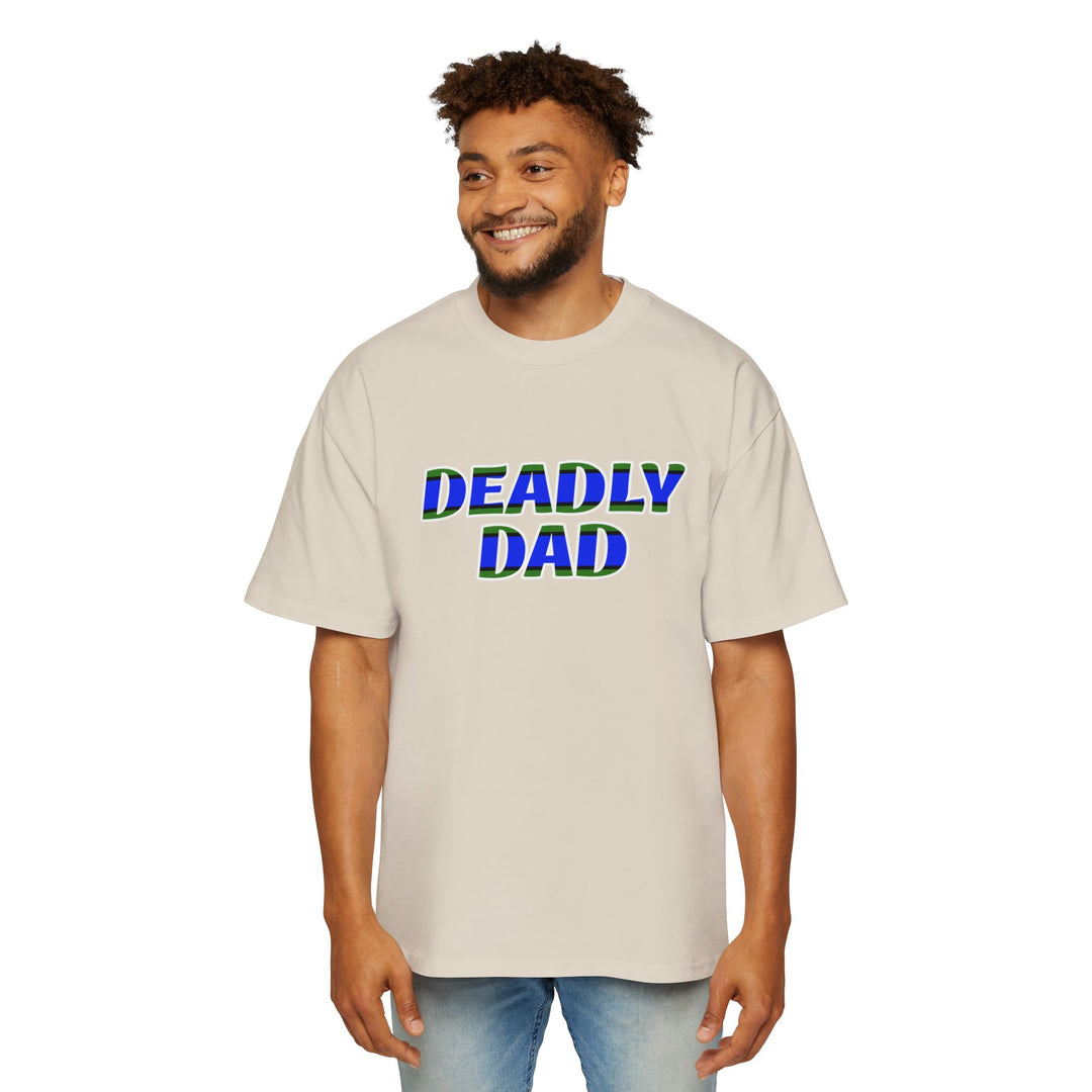 Deadly Dad (Island Style) - Men's Oversized Tee