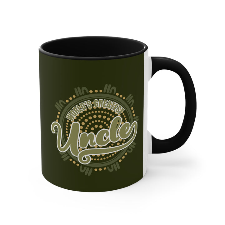 World's Greatest Uncle - Colourful Accent Mug