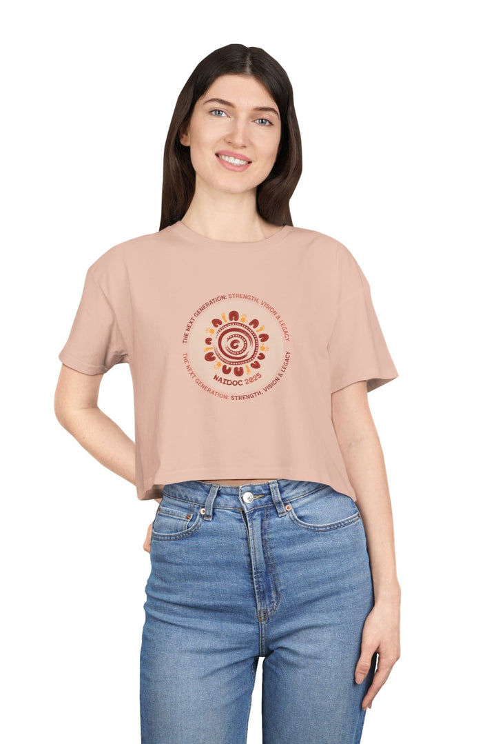 Pathways of Legacy - NAIDOC 2025 Women's Cropped T-Shirt