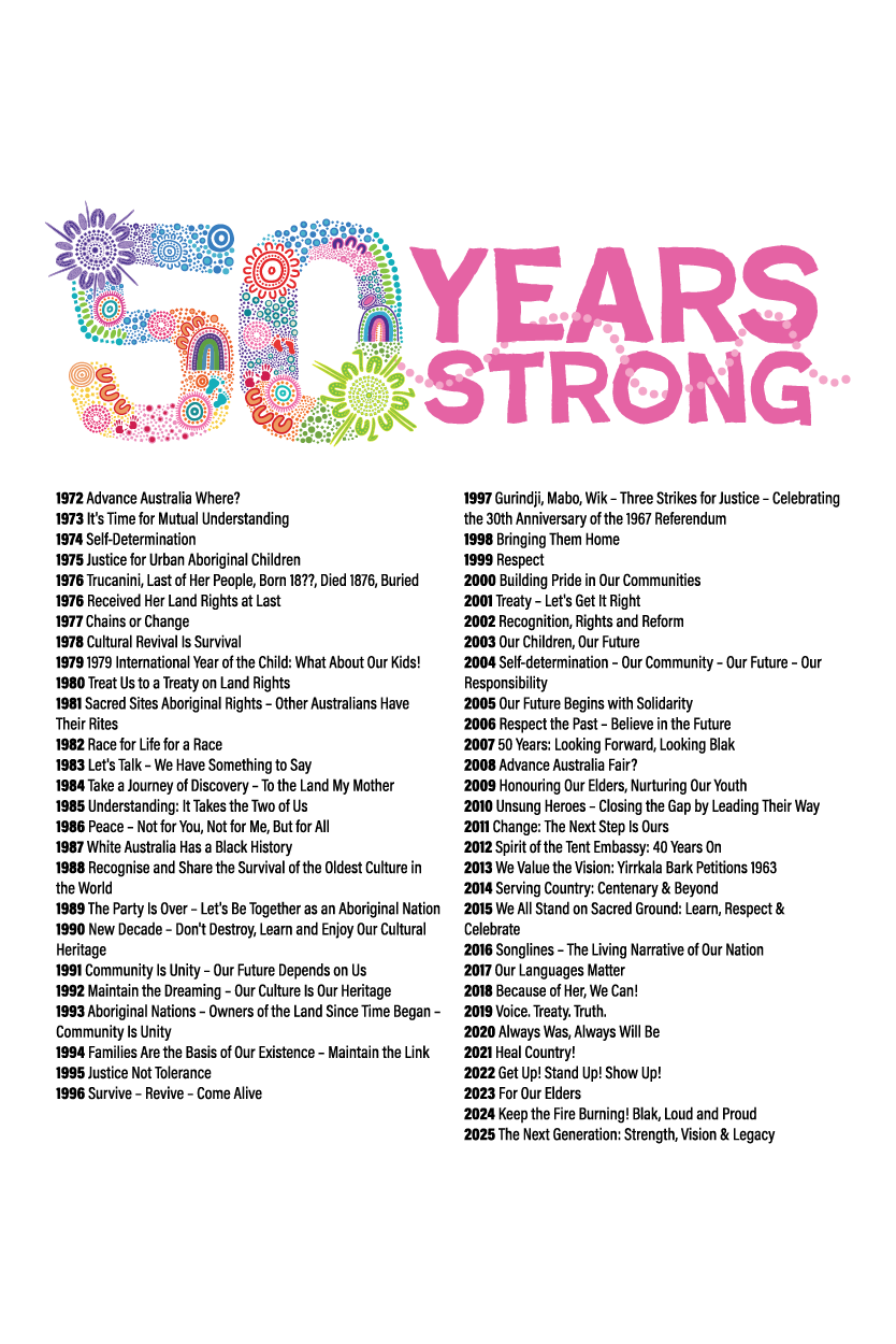 50-Year Commemoration - NAIDOC 2025 Unisex Hoodie