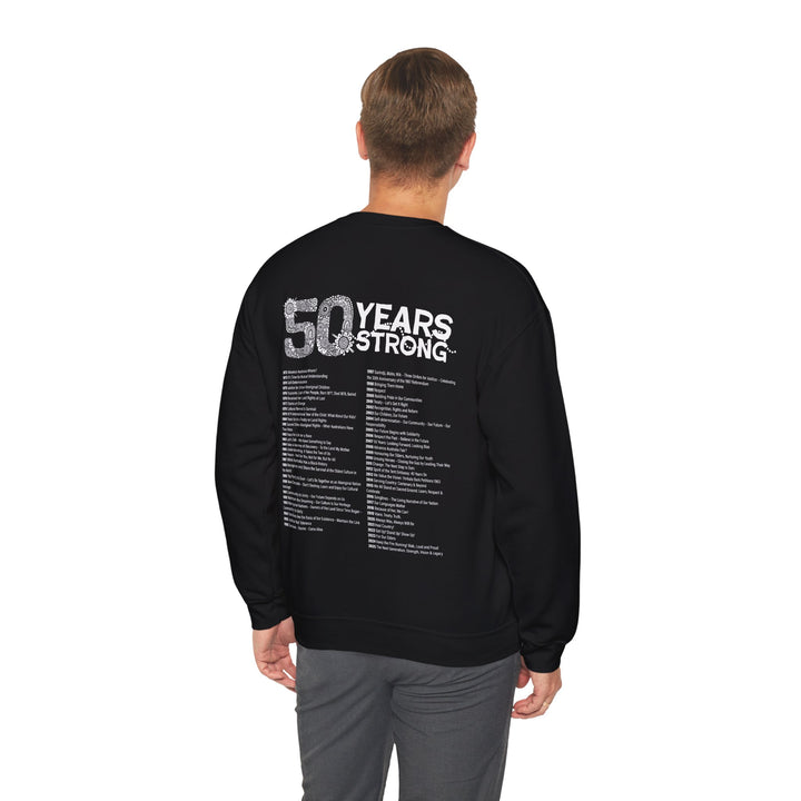 50-Year Commemoration (black & white) - NAIDOC 2025 - Unisex Sweatshirt