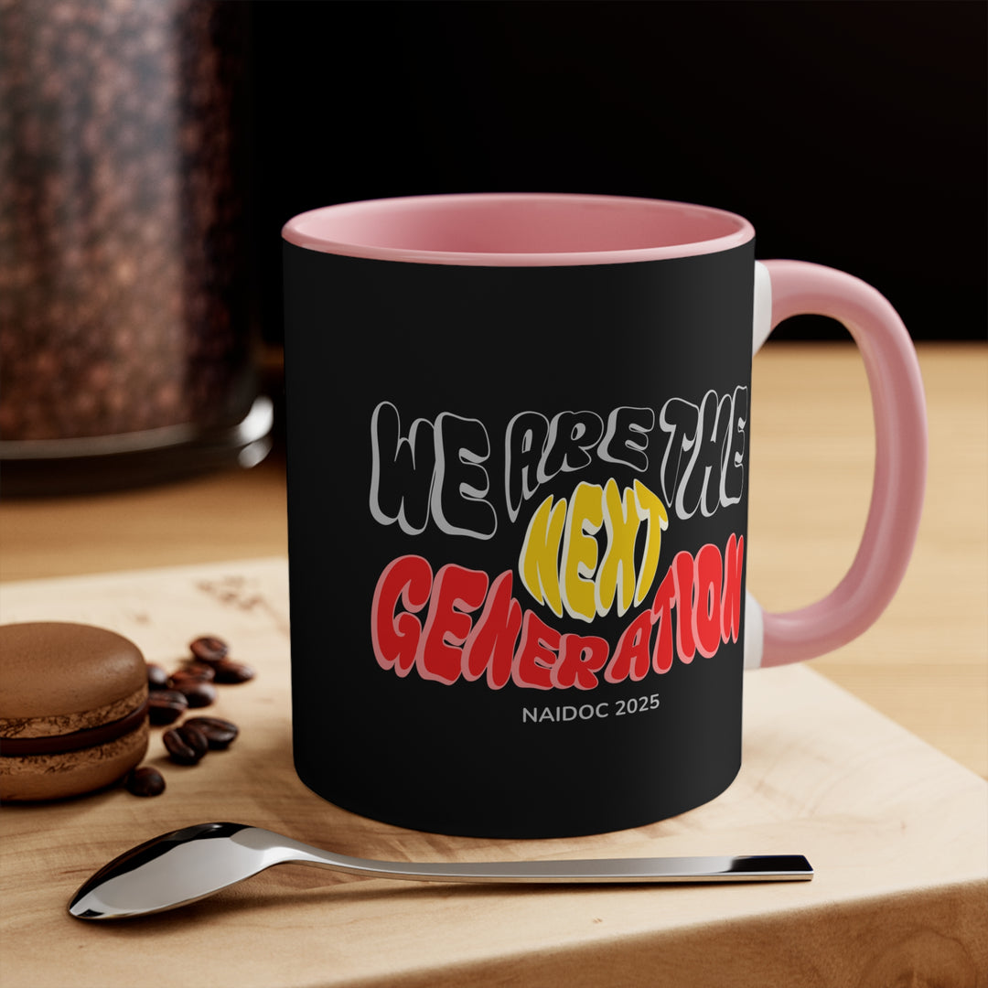 We Are The Next Generation - NAIDOC 2025 Colourful Accent Mug