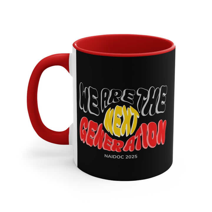 We Are The Next Generation - NAIDOC 2025 Colourful Accent Mug