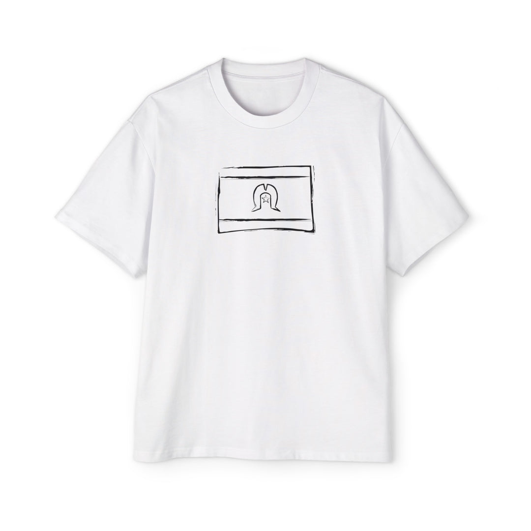 Strait Lines (TSI Flag) - Men's Oversized Tee