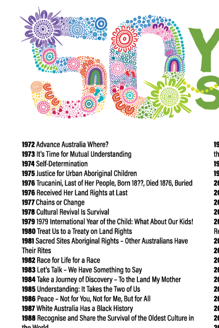50-Year Commemoration - NAIDOC 2025 Kids' Cotton Tee