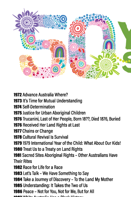 50-Year Commemoration - NAIDOC 2025 Cotton Tote Bag