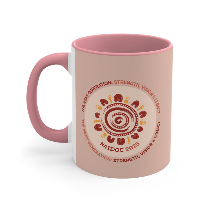 Pathways of Legacy - NAIDOC 2025 Colourful Accent Mug