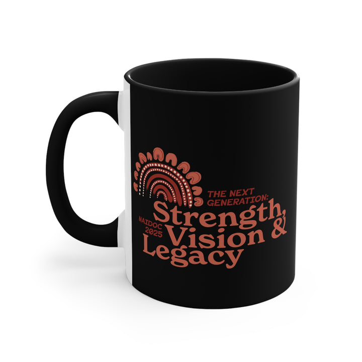 Strength, Vision & Legacy - NAIDOC 2025 Colourful Accent Mug