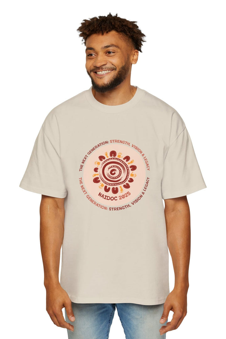 Pathways of Legacy - NAIDOC 2025 Men's Oversized T-Shirt