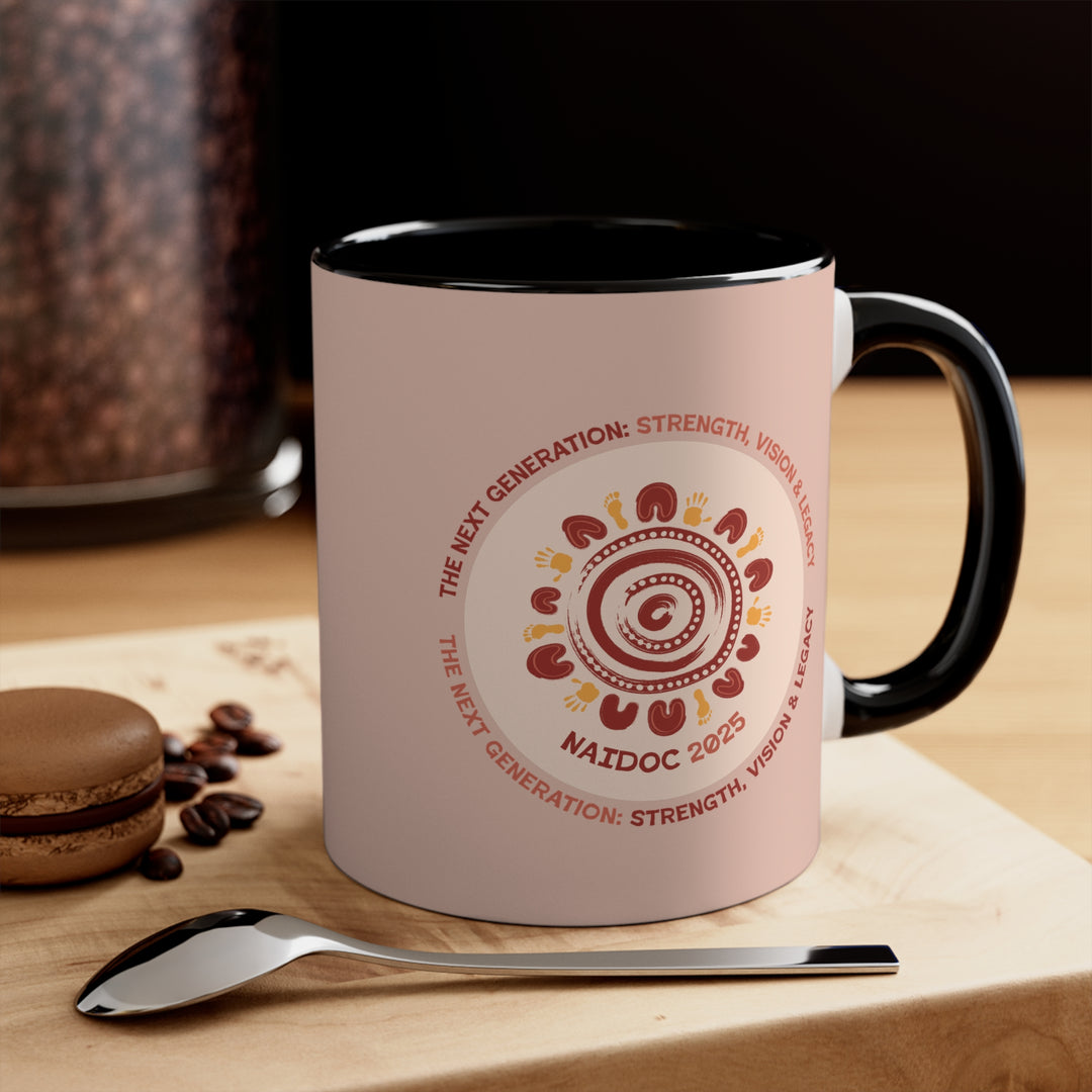 Pathways of Legacy - NAIDOC 2025 Colourful Accent Mug