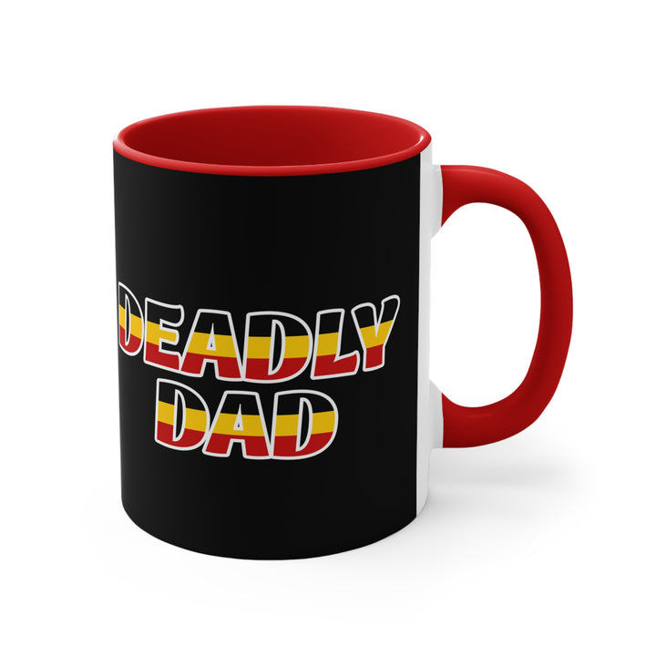 Deadly Dad (Strong and Deadly) - Colourful Accent Mug