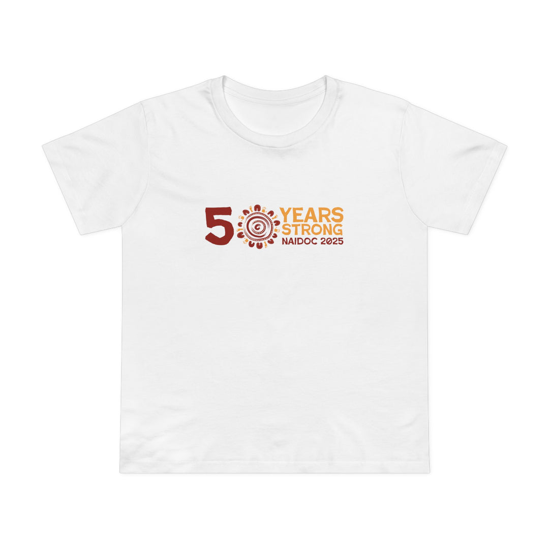 50 Years Strong  - NAIDOC 2025 Women’s T-Shirt