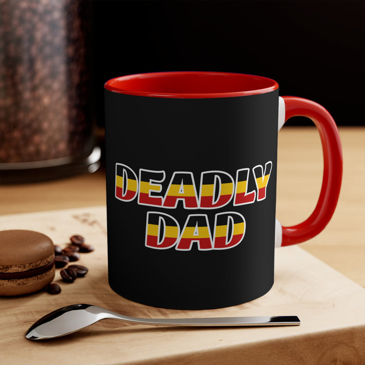 Deadly Dad (Strong and Deadly) - Colourful Accent Mug