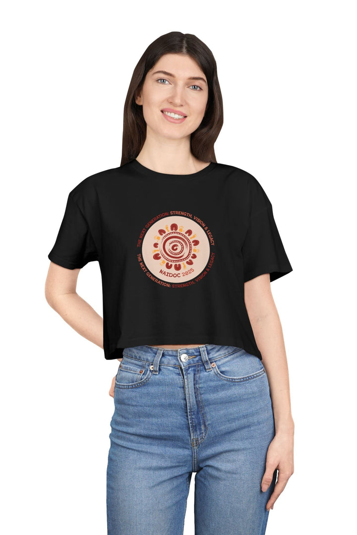 Pathways of Legacy - NAIDOC 2025 Women's Cropped T-Shirt