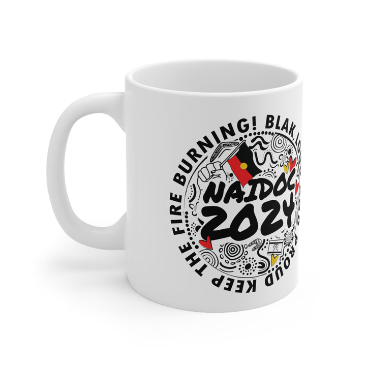 Blak, Loud and Proud NAIDOC 2024- Ceramic Coffee Mug