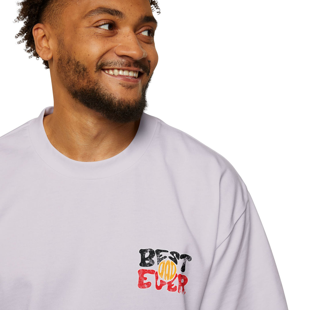 Best Dad Ever (Pocket Print) - Men's Oversized Tee