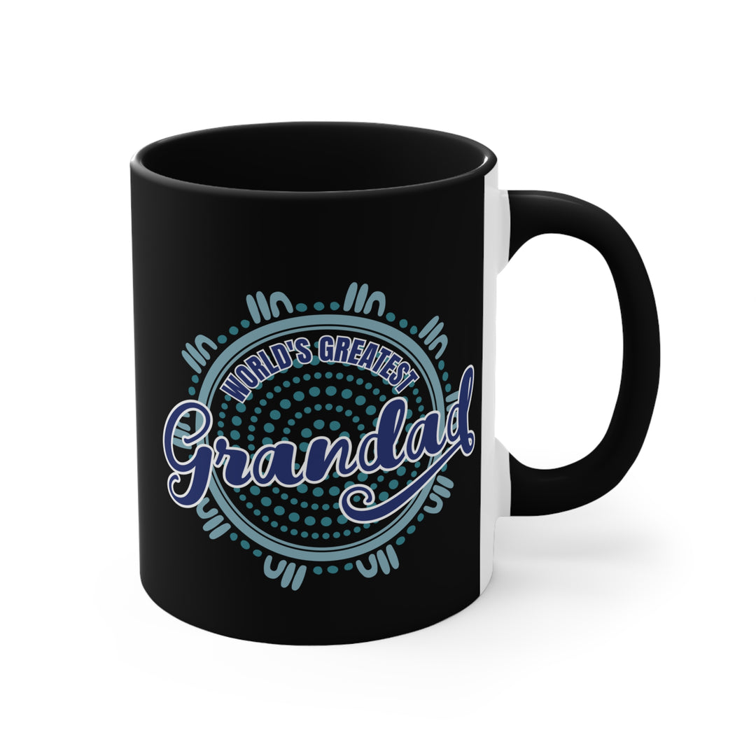 World's Greatest Grandad - Colourful Accent Mug