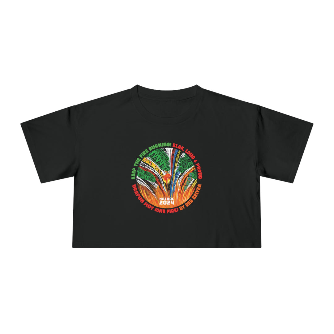 One Fire - NAIDOC 2024 Women's Crop Tee